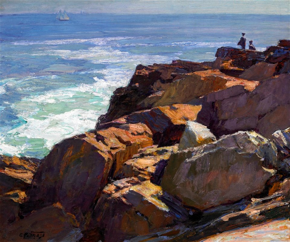 'Rockbound Coast, Ogunquit' by Edward Potthast