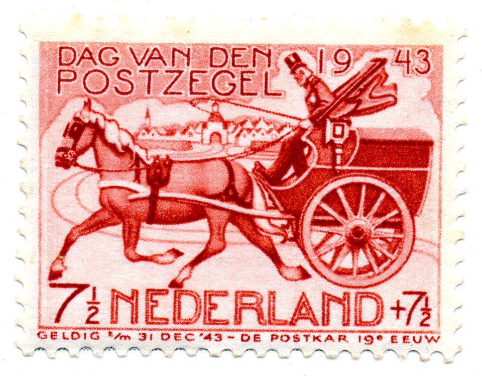 Postzegel NL 1943 nr422