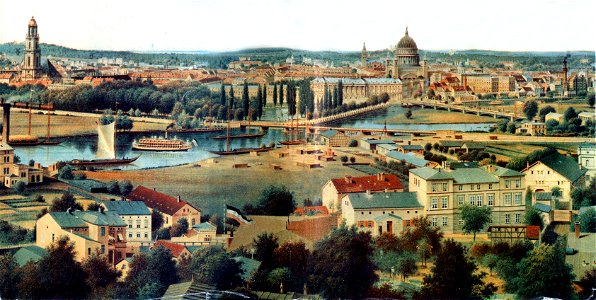 Potsdam Stadtblick 1871