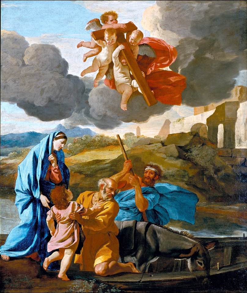 Poussin, Nicolas - The Return of the Holy Family from Egypt - Google Art Project