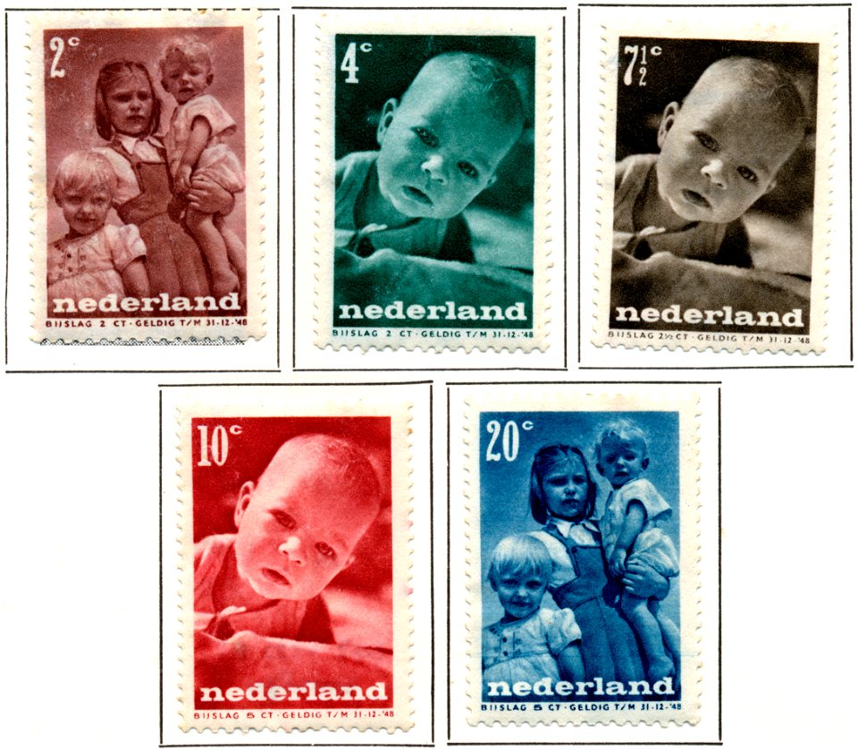 Postzegel NL nr495-499