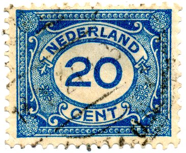 Postzegel 1921 20 cent