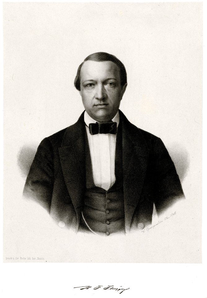 PPN663943450 Bildnis von H.F. Flügger (1865)