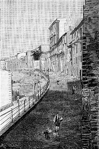 Potenza – Via Vittorio Emanuele (xilografia)