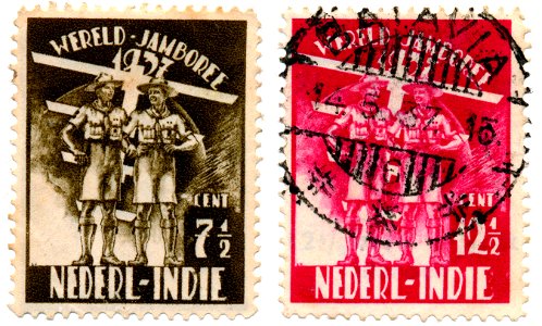Postzegel NI 1937 nr226-227