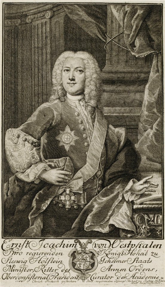 PPN663947928 Bildnis von Ernst Joachim von Westphalen (1742)