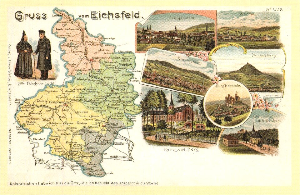 Postkarte Eichsfeld