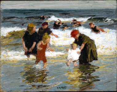 Brooklyn Museum - Bathers - Edward Henry Potthast - overall