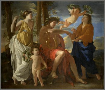 Poussin Inspiration of the poet Louvre