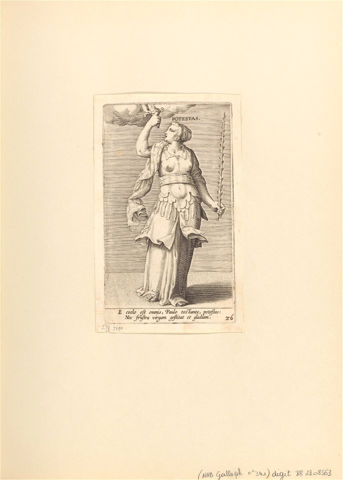 Potestas, Philip Galle, between 1585 and 1590