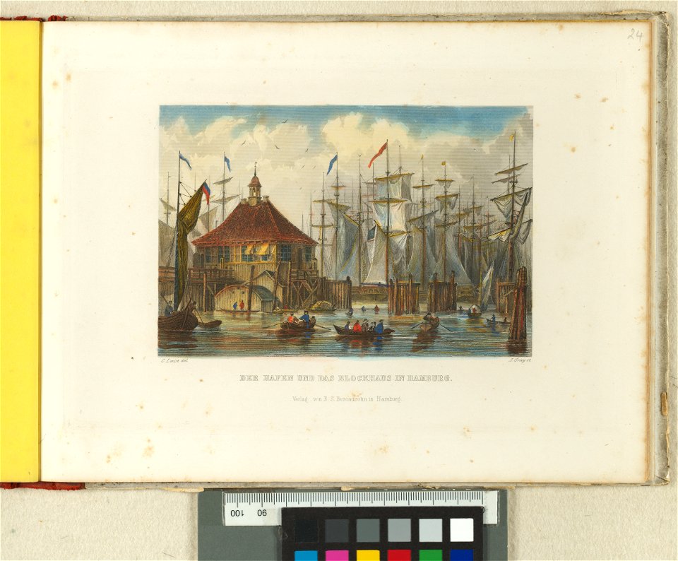 PPN787620688 Hamburgisches Album Der Hafen Und Das Blockhaus In Hamburg (1860)