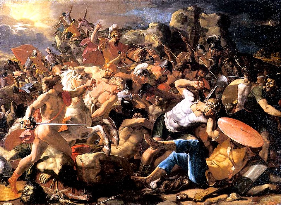 Poussin - Josué et les Amorites Moscou