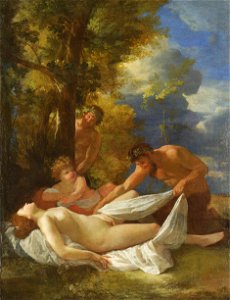 Poussin - Nymphes satyres