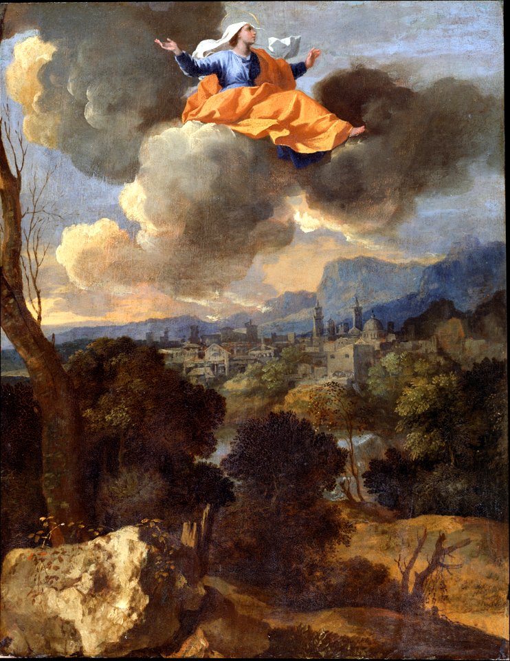 Poussin, Nicolas - The Translation of Saint Rita of Cascia - Google Art Project