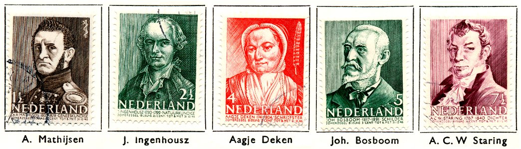 Postzegel NL 1941 nr392-396
