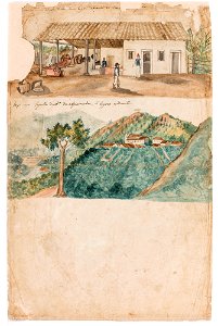Pouzo em Agoa Preta huã legoa adiante de Pindamoinhangaba, da Coleção Brasiliana Iconográfica