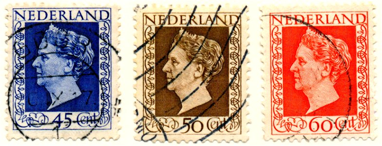 Postzegel NL nr487-489