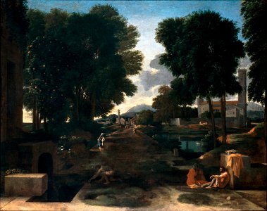 Poussin, Nicolas - A Roman Road - Google Art Project