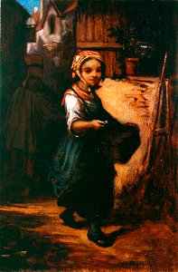 Pradelles Hippolyte - Enfant au panier