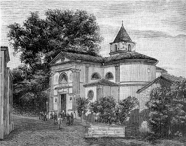 Potenza – Chiesa di San Rocco (xilografia)