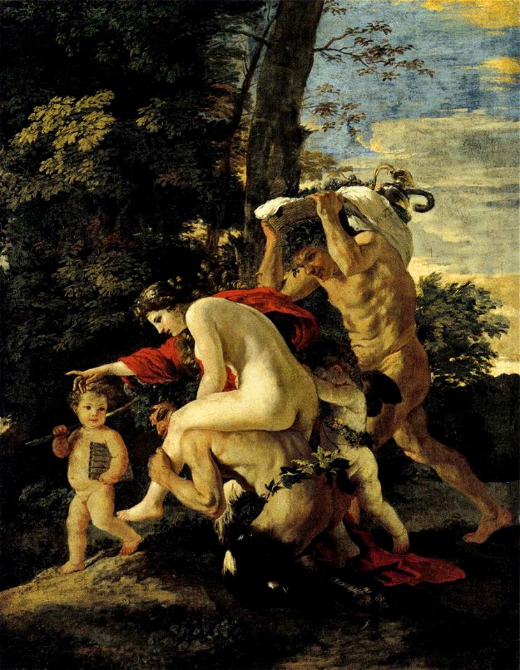 Nicolas Poussin - Bacchic Scene - WGA18268