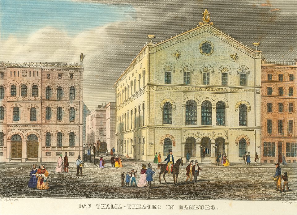 PPN787620688 Hamburgisches Album Das Thalia-Theater In Hamburg (1860)