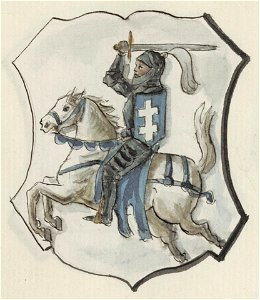 Połacak, Pahonia. Полацак, Пагоня (B. Starzyński, 1875-1900) (2)