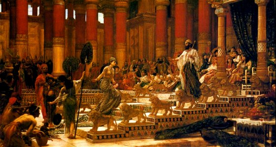 Poynter, Sir Edward John - The Visit of the Queen of Sheba to King Solomon