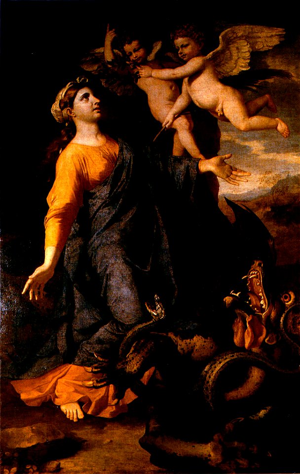 Poussin - Sainte Marguerite - Galleria Sabauda