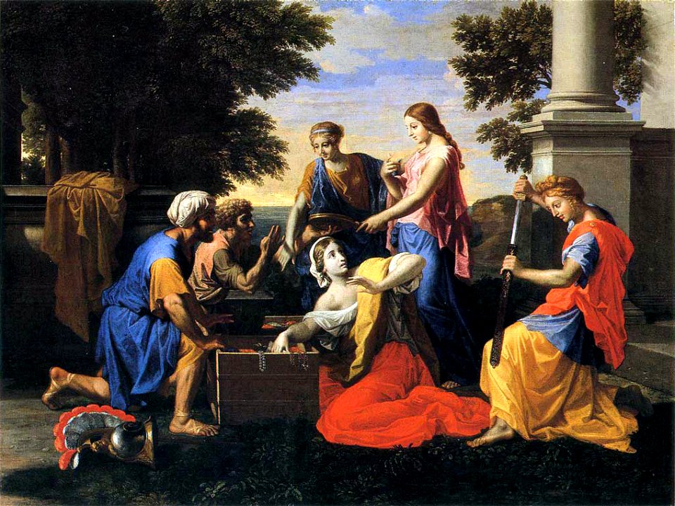 Poussin Achille parmi les filles de Lycomède Boston