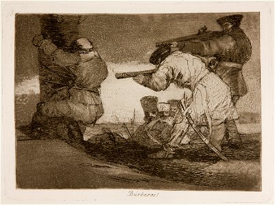 Prado - Los Desastres de la Guerra - No. 38 - Bárbaros!