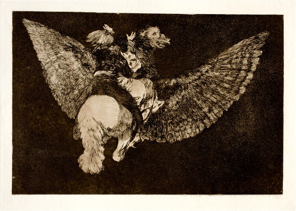Prado - Los Disparates (1864) - No. 05 - Disparate volante