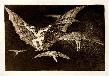 Prado - Los Disparates (1864) - No. 13 - Modo de volar