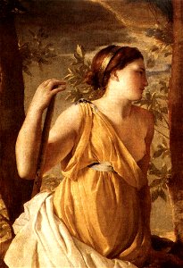 Poussin, Nicolas - The Inspiration of the Poet (detail women left) - c. 1630