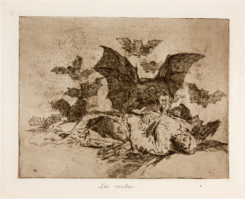 Prado - Los Desastres de la Guerra - No. 72 - Las resultas