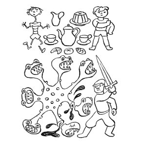 Povidejme si deti - 03 - snidane drak