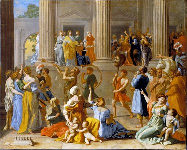 Poussin, Nicolas - The Triumph of David - Google Art Project. Free illustration for personal and commercial use.