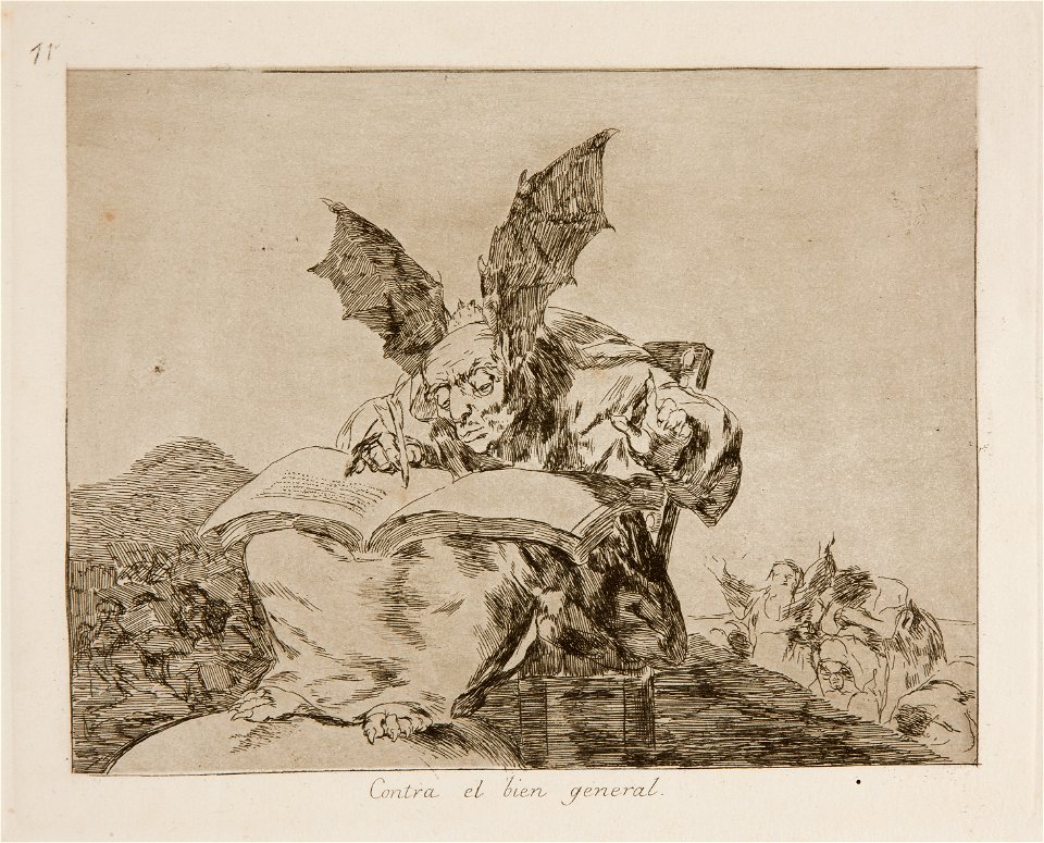 Prado - Los Desastres de la Guerra - No. 71 - Contra el bien general