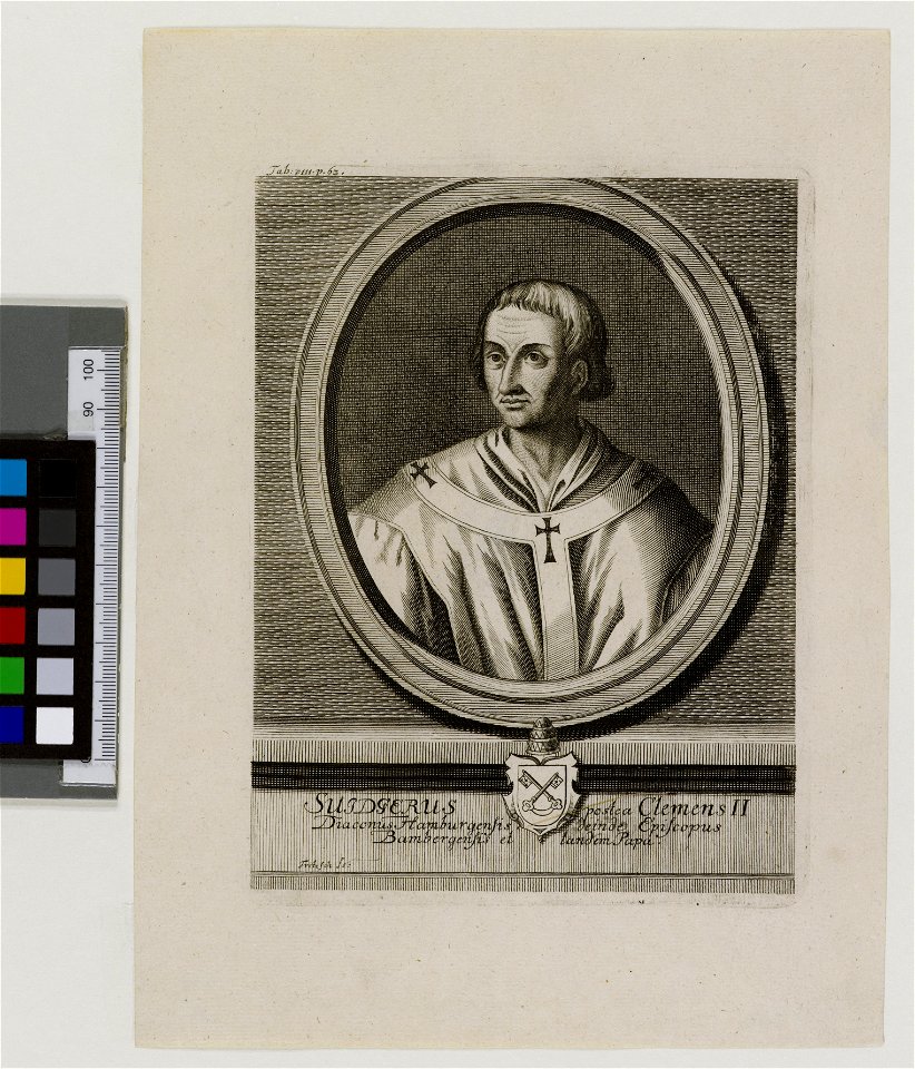 PPN663959314 Bildnis von Clemens II.