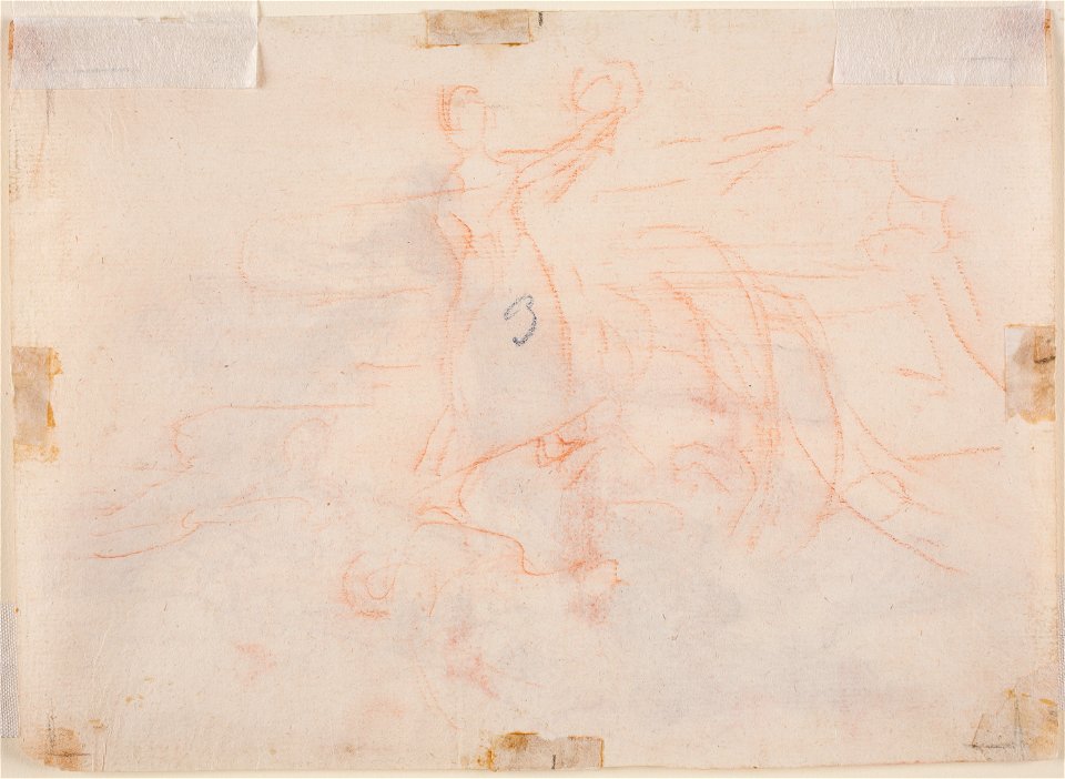 Prado - Los Desastres de la Guerra - preparatory drawing - No. 07 (2) - Que valor!