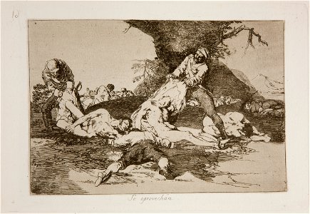 Prado - Los Desastres de la Guerra - No. 16 - Se aprovechan