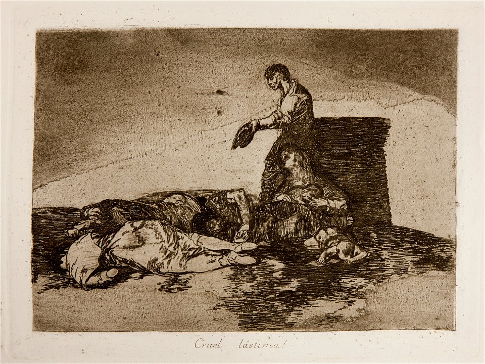Prado - Los Desastres de la Guerra - No. 48 - Cruel lástima!
