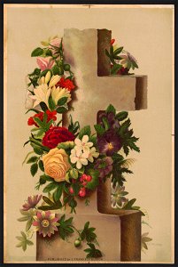 Prang's Easter cross - after Mrs. O.E. Whitney. LCCN2016651894