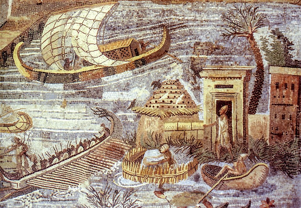 Praeneste - Nile Mosaic - Section 17 - Detail