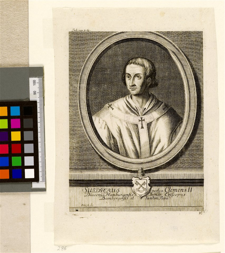 PPN663950910 Bildnis von Clemens »Papa II«