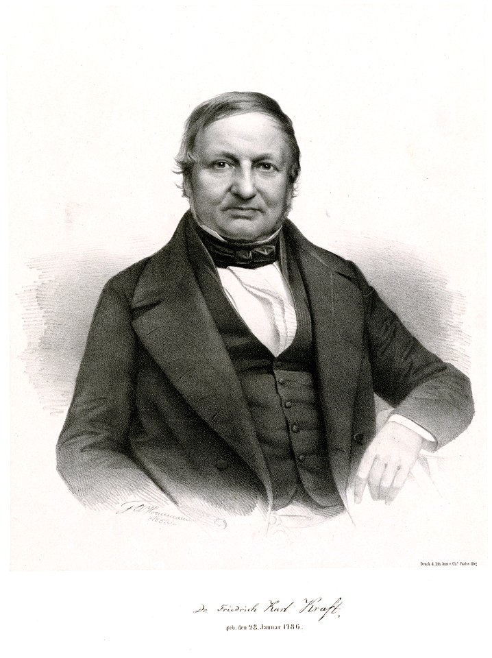 PPN663943965 Dr. Friedrich Karl Kraft, geb. den 28. Januar 1786 (1852)