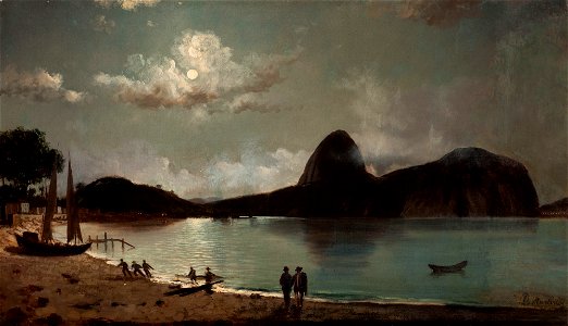 Praia de Botafogo (atribuído), da Coleção Brasiliana Iconográfica