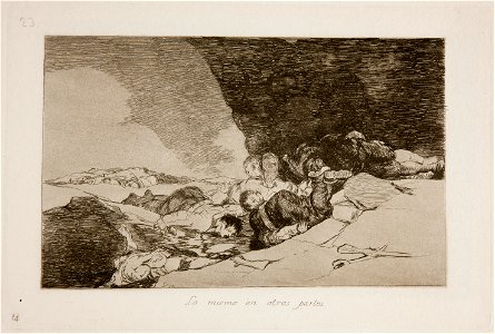 Prado - Los Desastres de la Guerra - No. 23 - Lo mismo en otras partes