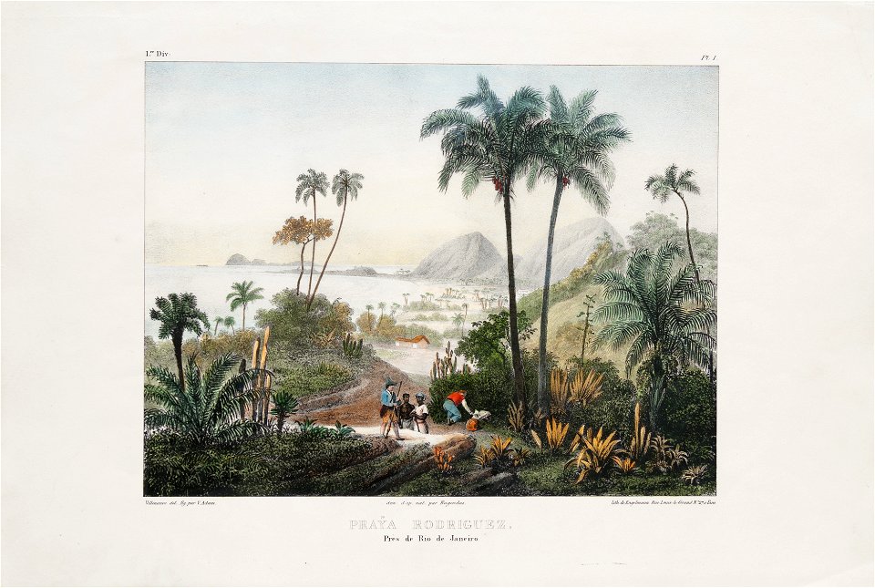Praya Rodriguez – près de Rio de Janeiro, da Coleção Brasiliana Iconográfica
