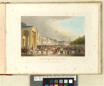 PPN787620688 Hamburgisches Album Spielbudenplatz In St. Pauli (1860)